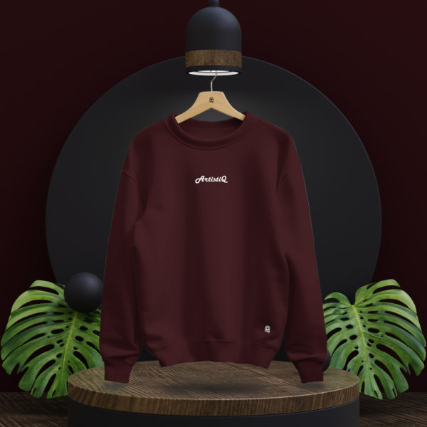 Maroon Magic ArtistiQ Spectrum Unisex Sweatshirt