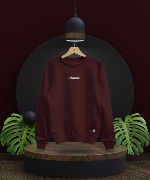 Maroon Magic ArtistiQ Spectrum Unisex Sweatshirt