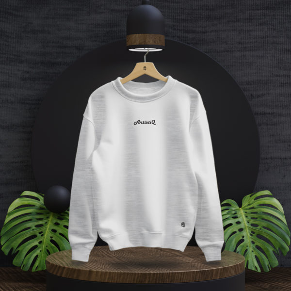 Moon White ArtistiQ Spectrum Unisex Sweatshirt