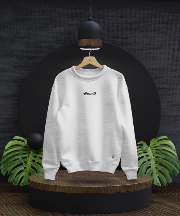 Moon White ArtistiQ Spectrum Unisex Sweatshirt