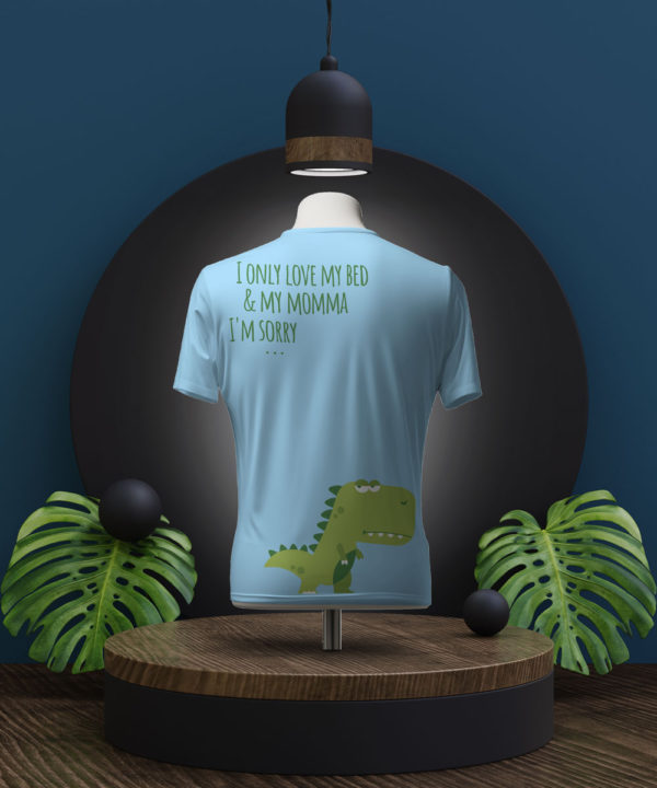 Sleepy Dino Graphic Unisex T-Shirt-2