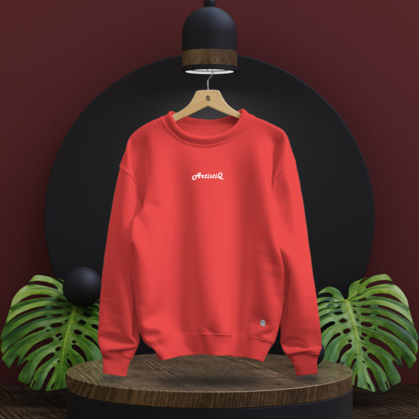 Sunset Red ArtistiQ Spectrum Unisex Sweatshirt