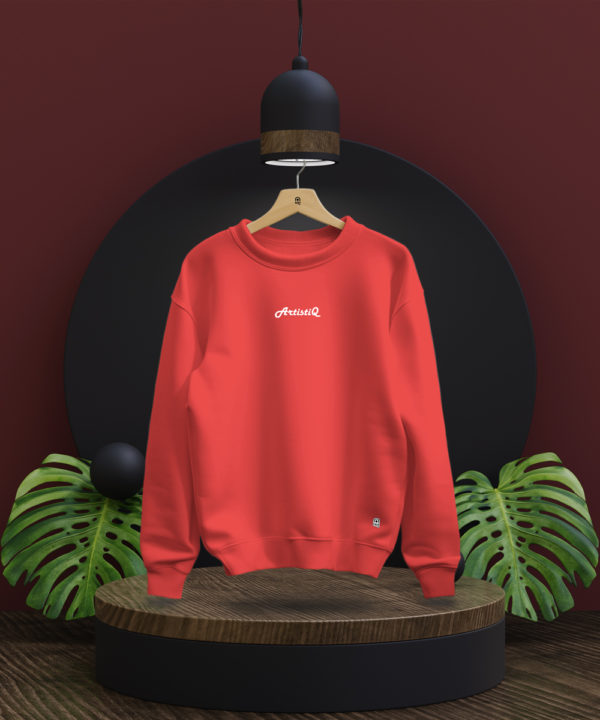 Sunset Red ArtistiQ Spectrum Unisex Sweatshirt